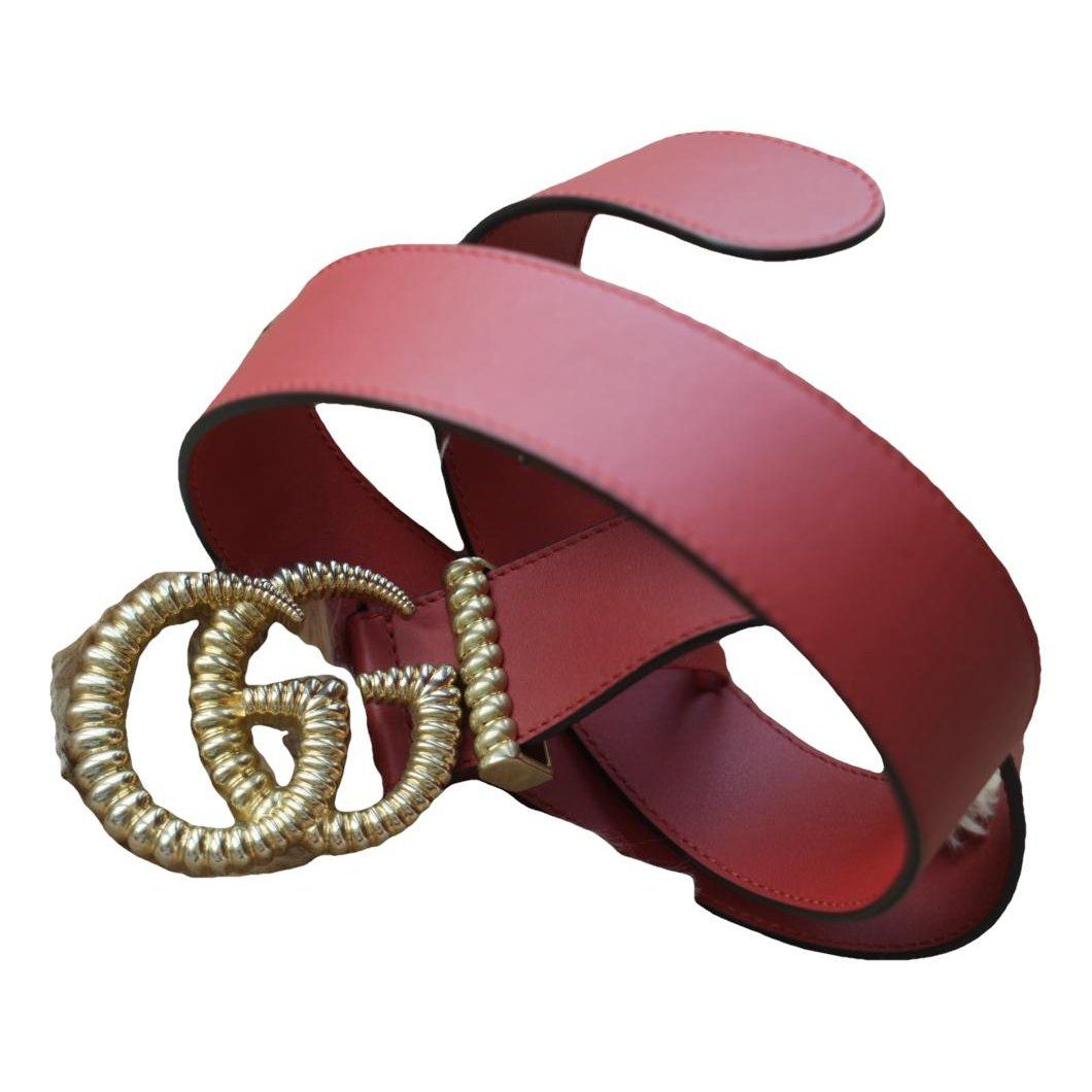 Gucci GG Buckle leather belt - 85 cm